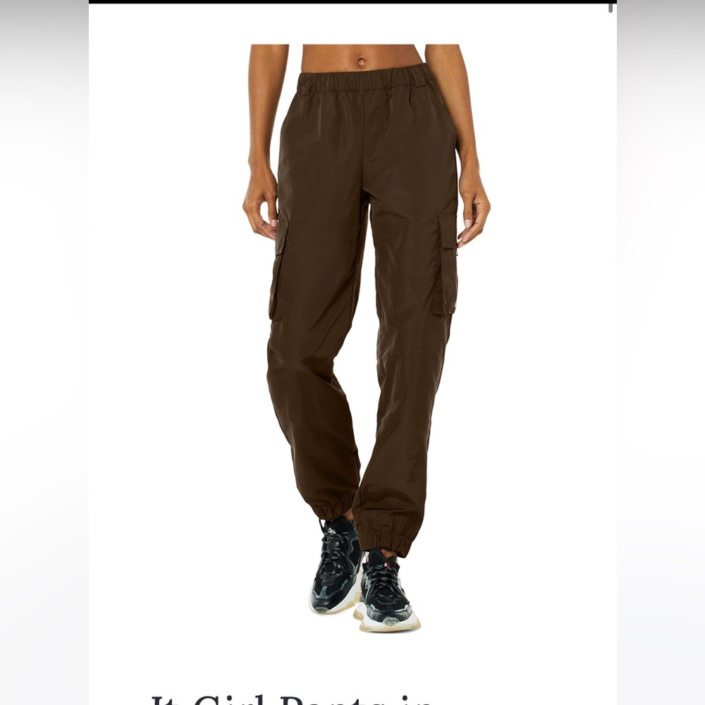 Alo yoga espresso It Girl Pant